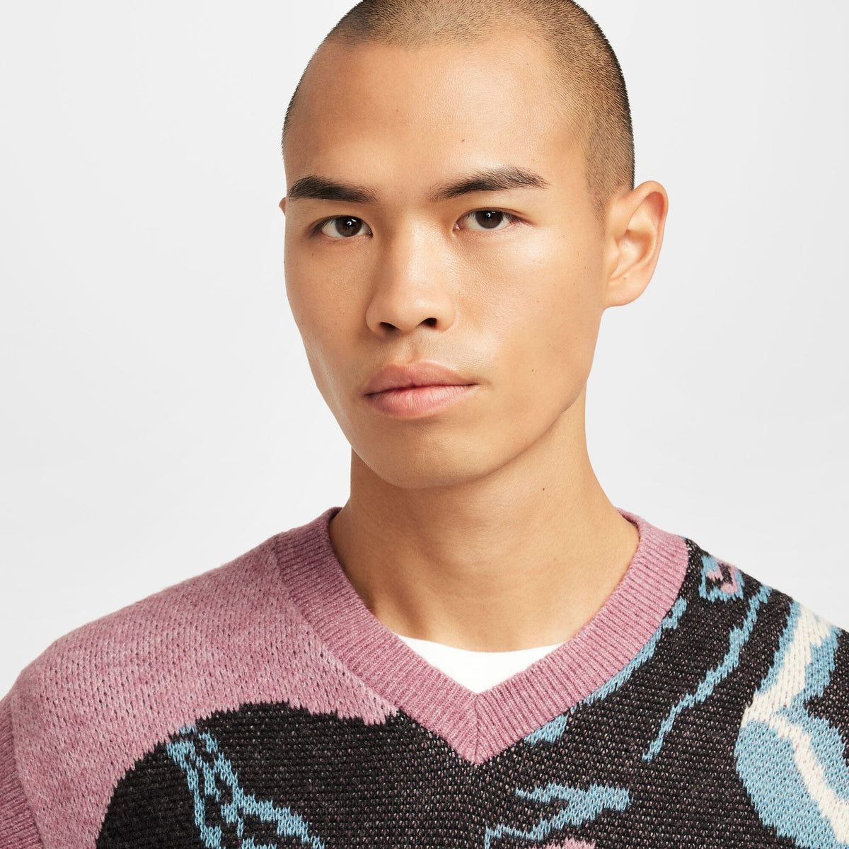 Nike SB Snake Sweater Vest Plum Dust/Light Orewood Brown/Black sweaters Nike SB 