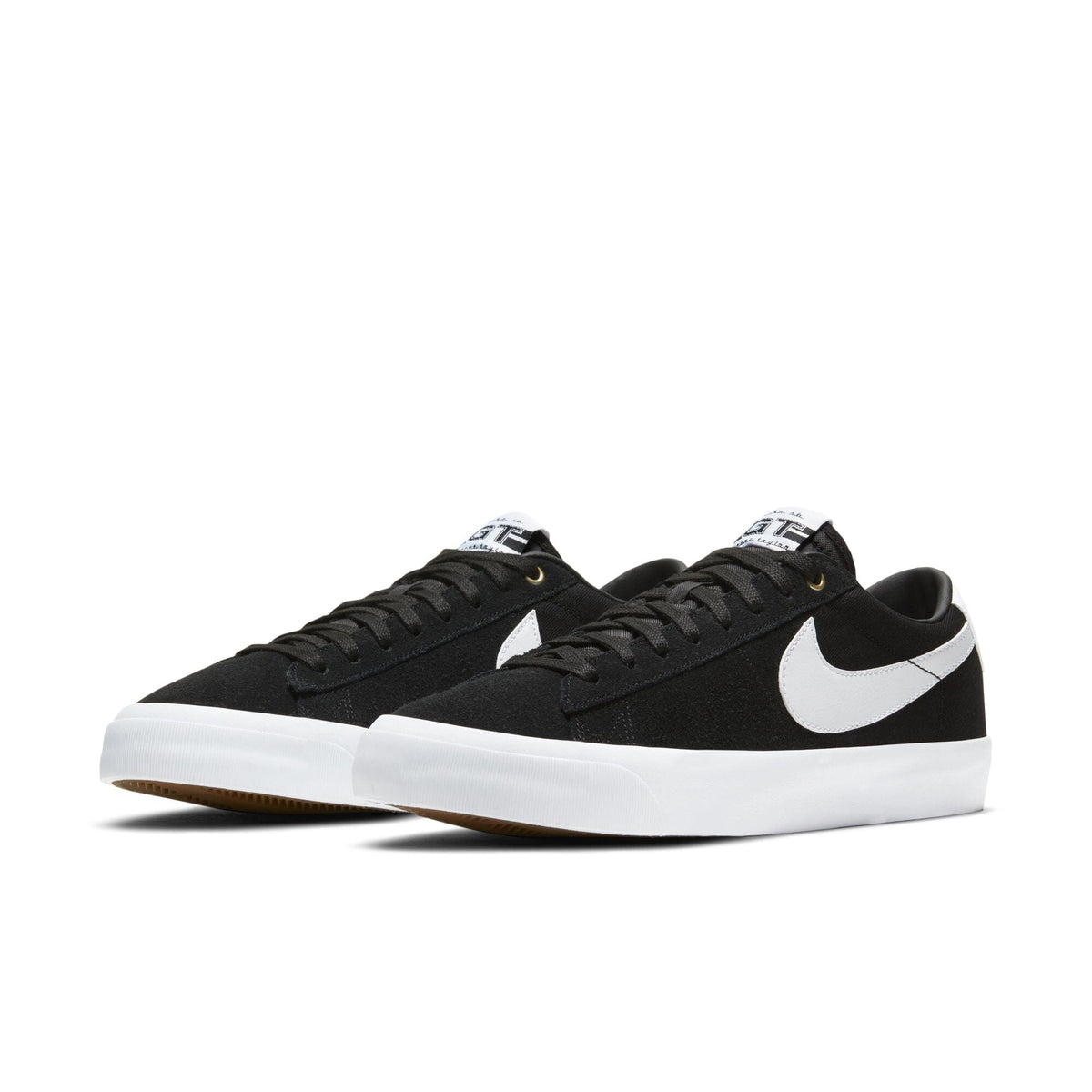 Nike SB Zoom Blazer Low Pro GT Black/White/Gum Light Brown footwear Nike SB 