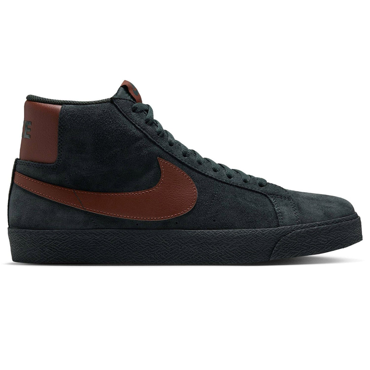 Nike SB Zoom Blazer Mid Black Spruce/Corduroy Brown footwear Nike SB 