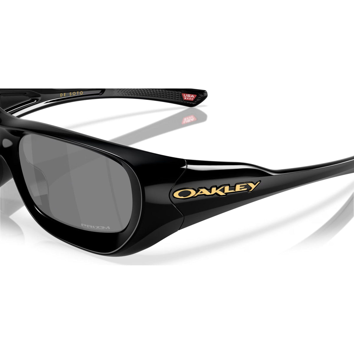 Oakley De Soto Sunglasses Polished Black w/ Prizm Black Lens Sunglasses Oakley 