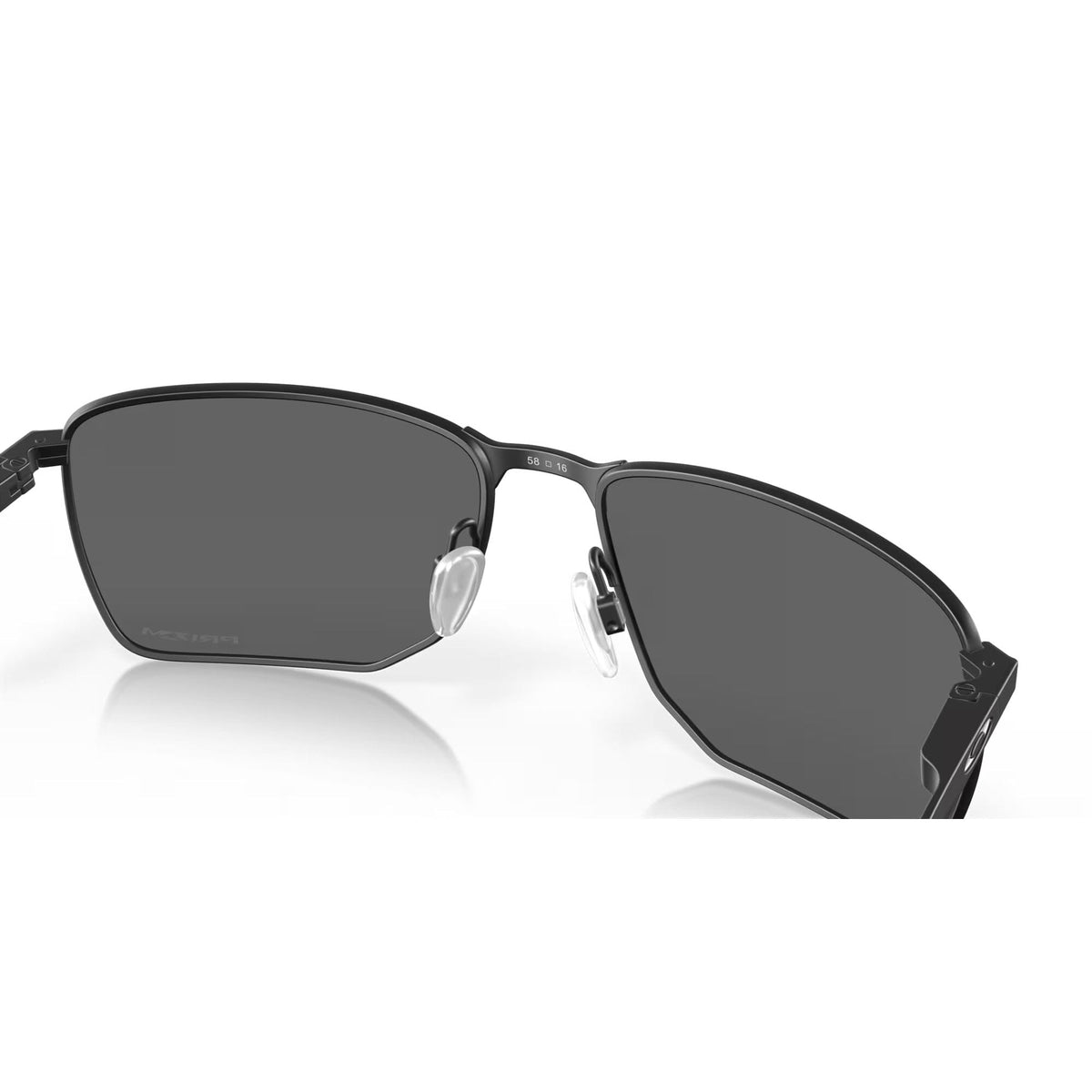 Oakley Ejector Sunglasses Satin Black Metal w/ Prizm Black Lens Sunglasses Oakley 