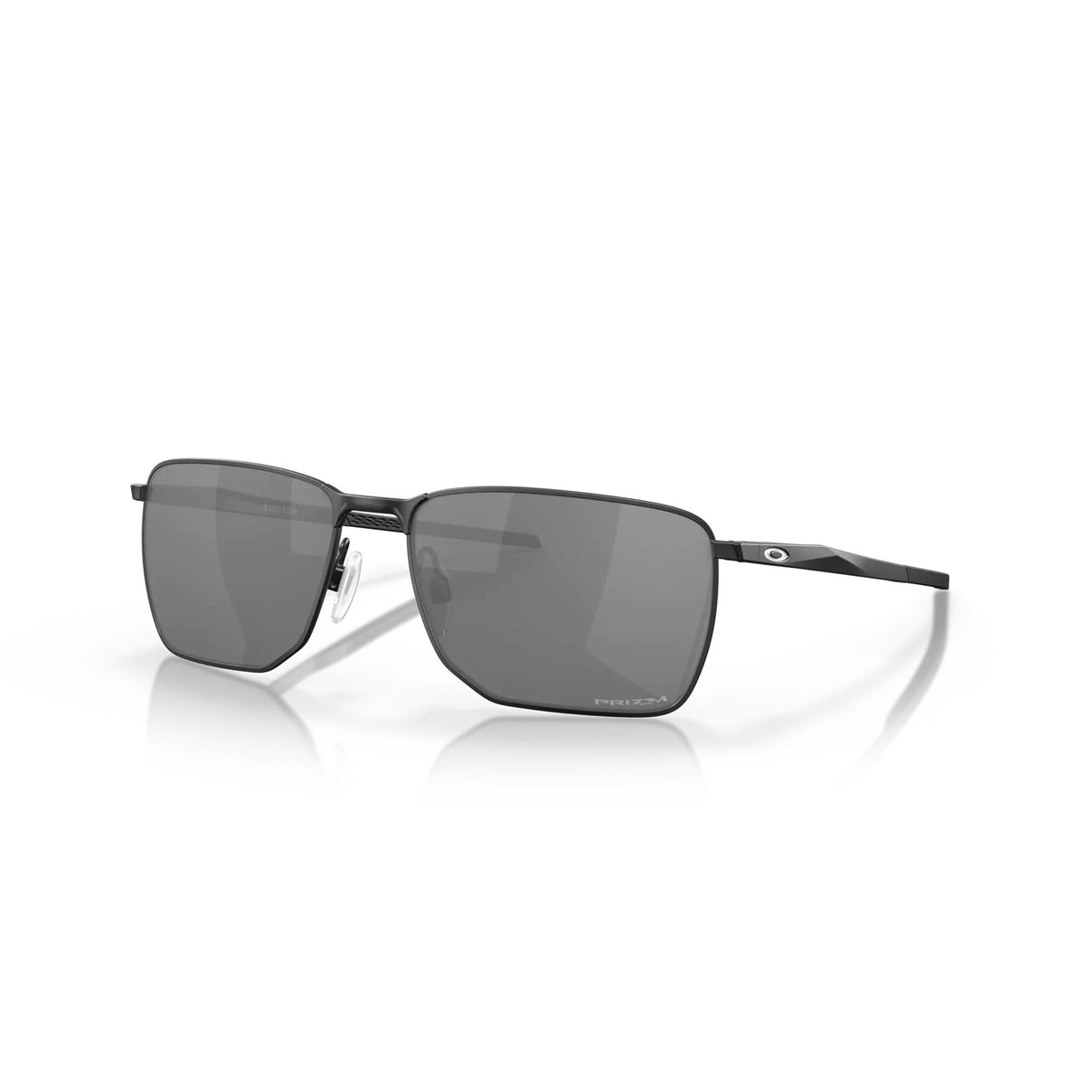 Oakley Ejector Sunglasses Satin Black Metal w/ Prizm Black Lens Sunglasses Oakley 