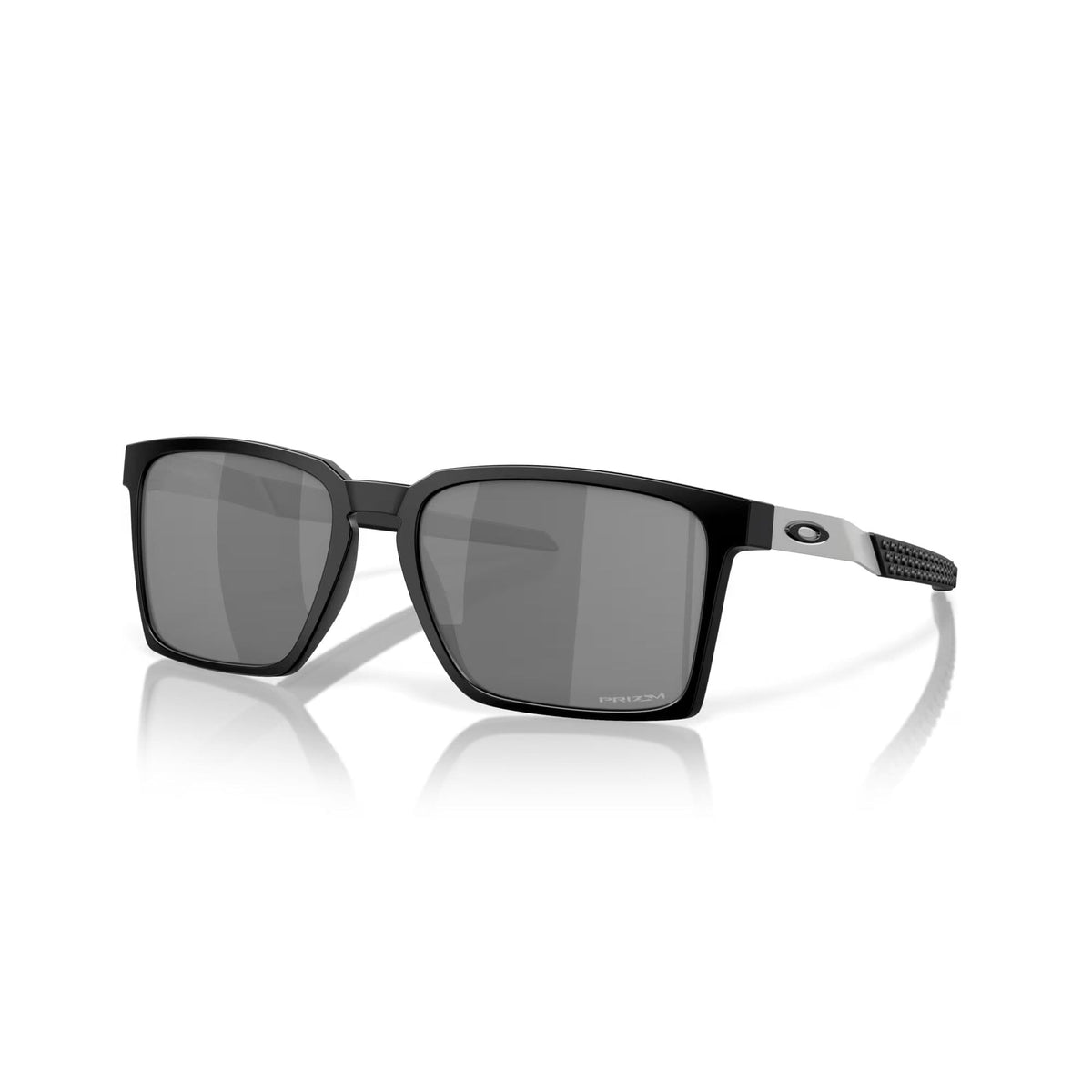 Oakley Exchange Sunglasses Satin Grey Black w/ Prizm Black Lens Sunglasses Oakley 