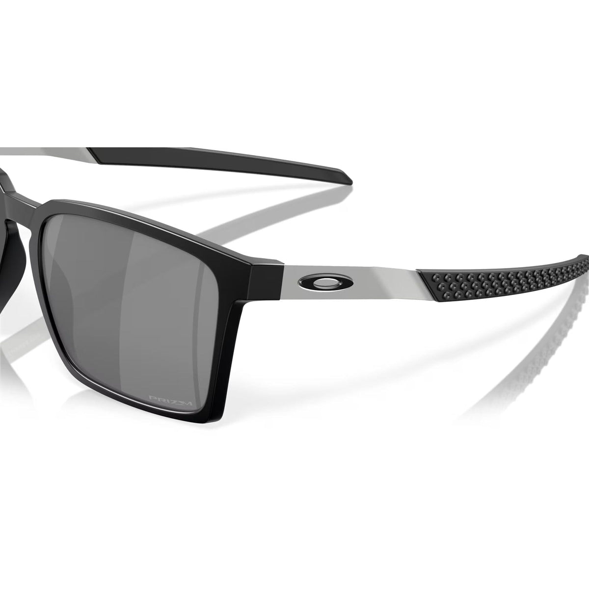 Oakley Exchange Sunglasses Satin Grey Black w/ Prizm Black Lens Sunglasses Oakley 