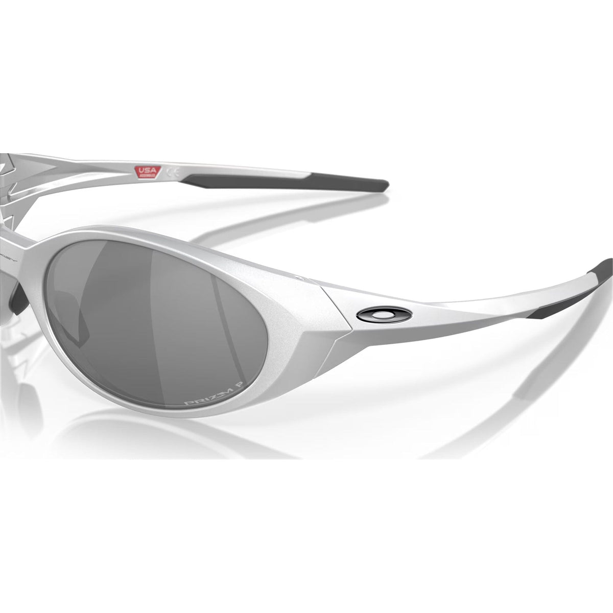 Oakley Eyejacket Redux Sunglasses Silver w/ Prizm Black Polarized Lens Sunglasses Oakley 