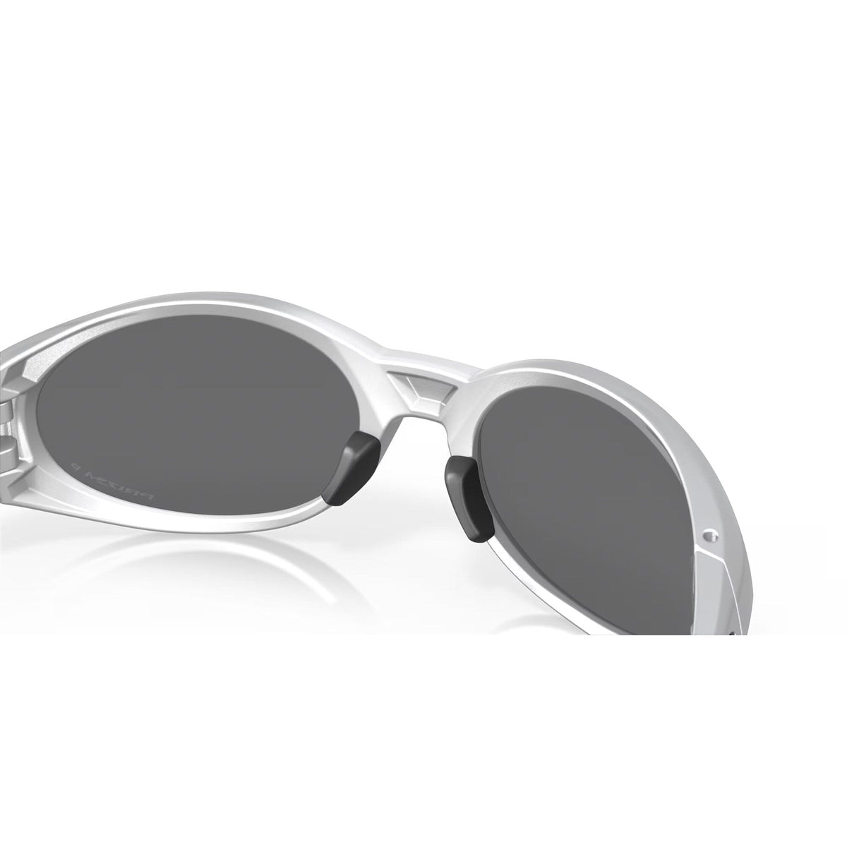 Oakley Eyejacket Redux Sunglasses Silver w/ Prizm Black Polarized Lens Sunglasses Oakley 