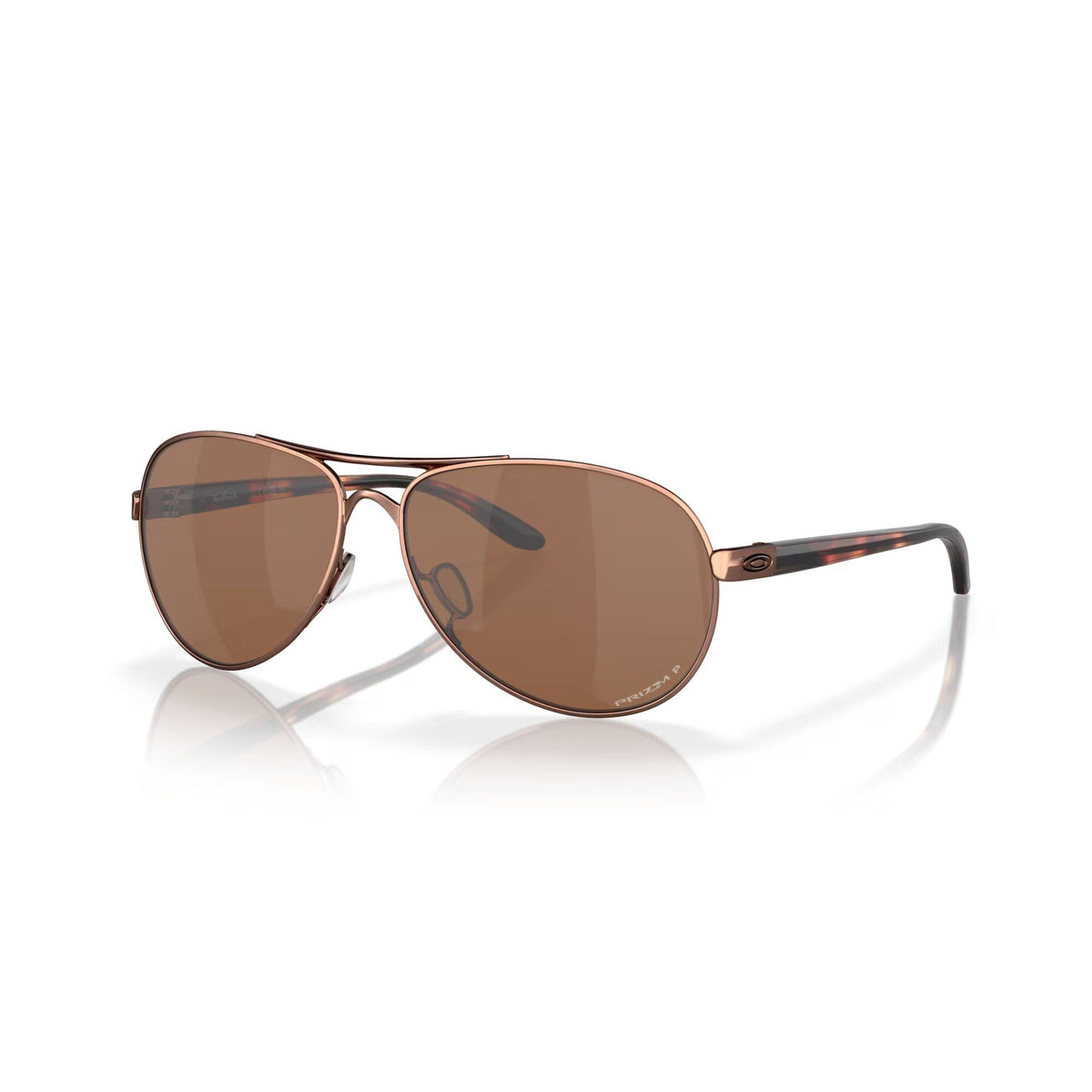 Oakley Feedback Sunglasses Rose Gold w Prizm Tungsten Polarized Lens Sunglasses Oakley 
