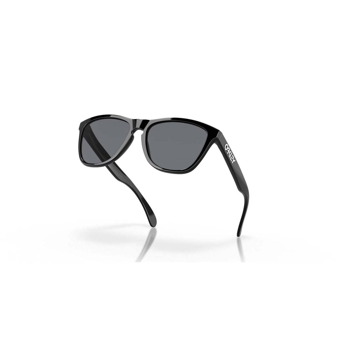 Oakley Frogskins Sunglasses Black w/ Grey Lens Sunglasses Oakley 