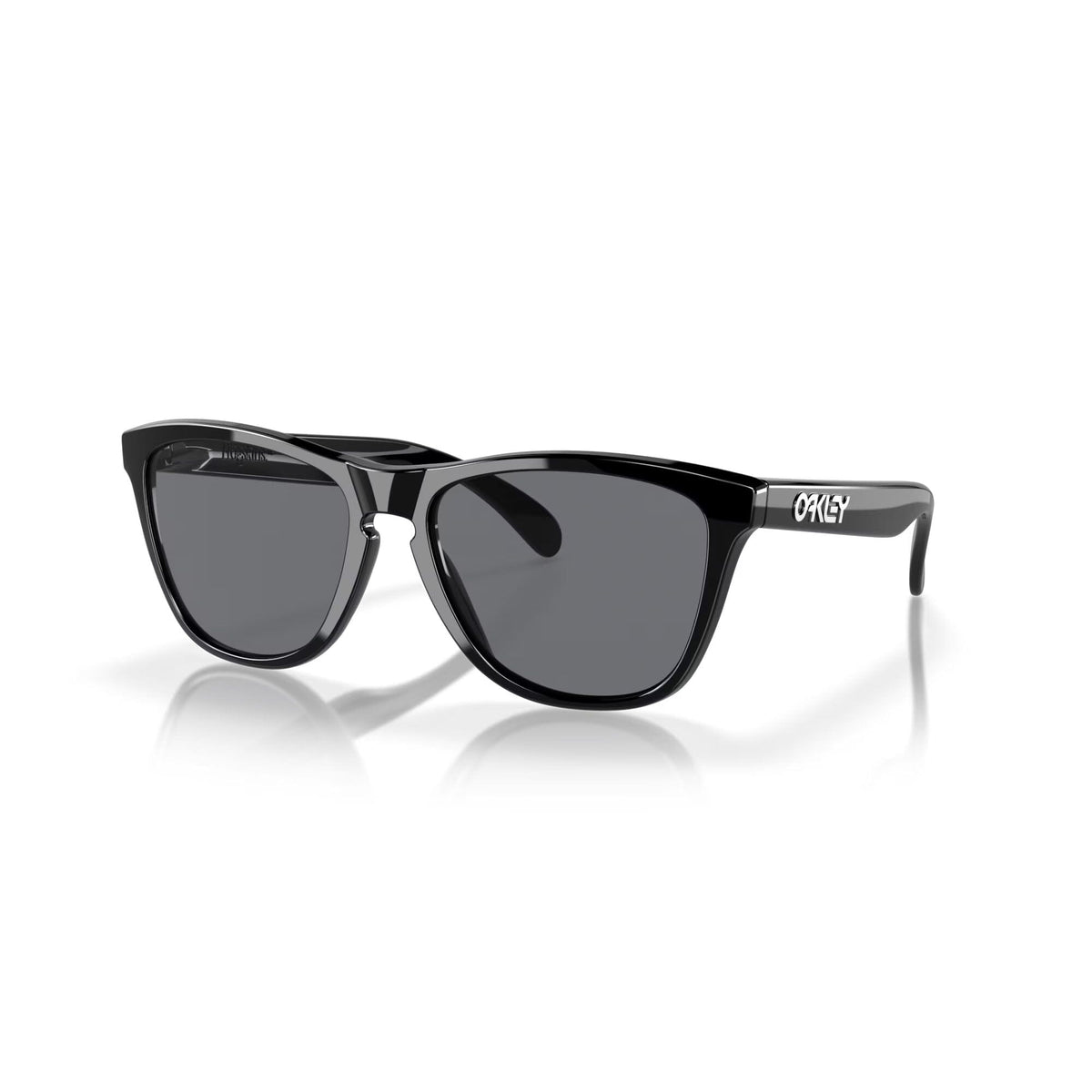 Oakley Frogskins Sunglasses Black w/ Grey Lens Sunglasses Oakley 