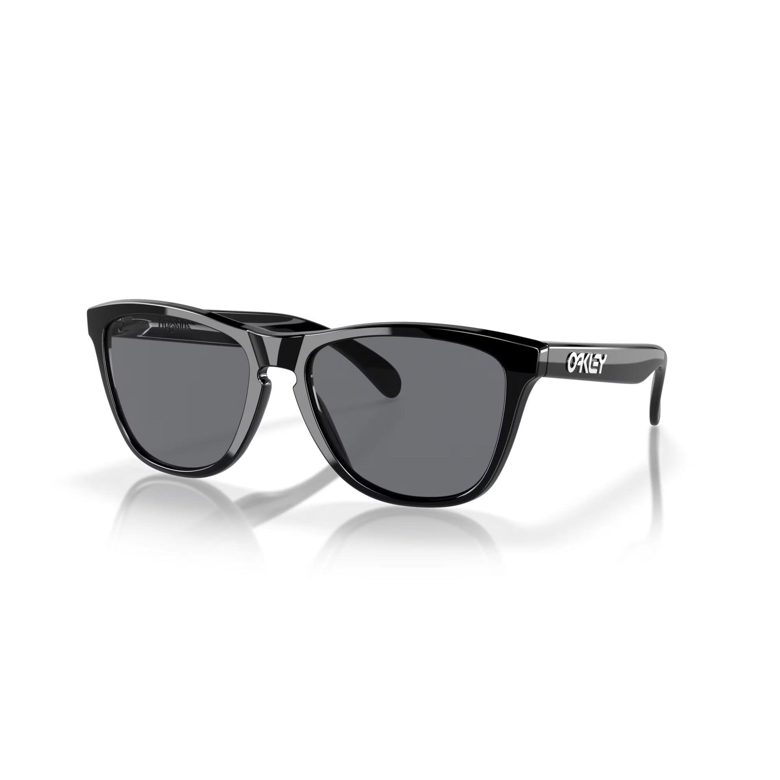 Oakley Frogskins Sunglasses Black w/ Grey Lens Sunglasses Oakley 