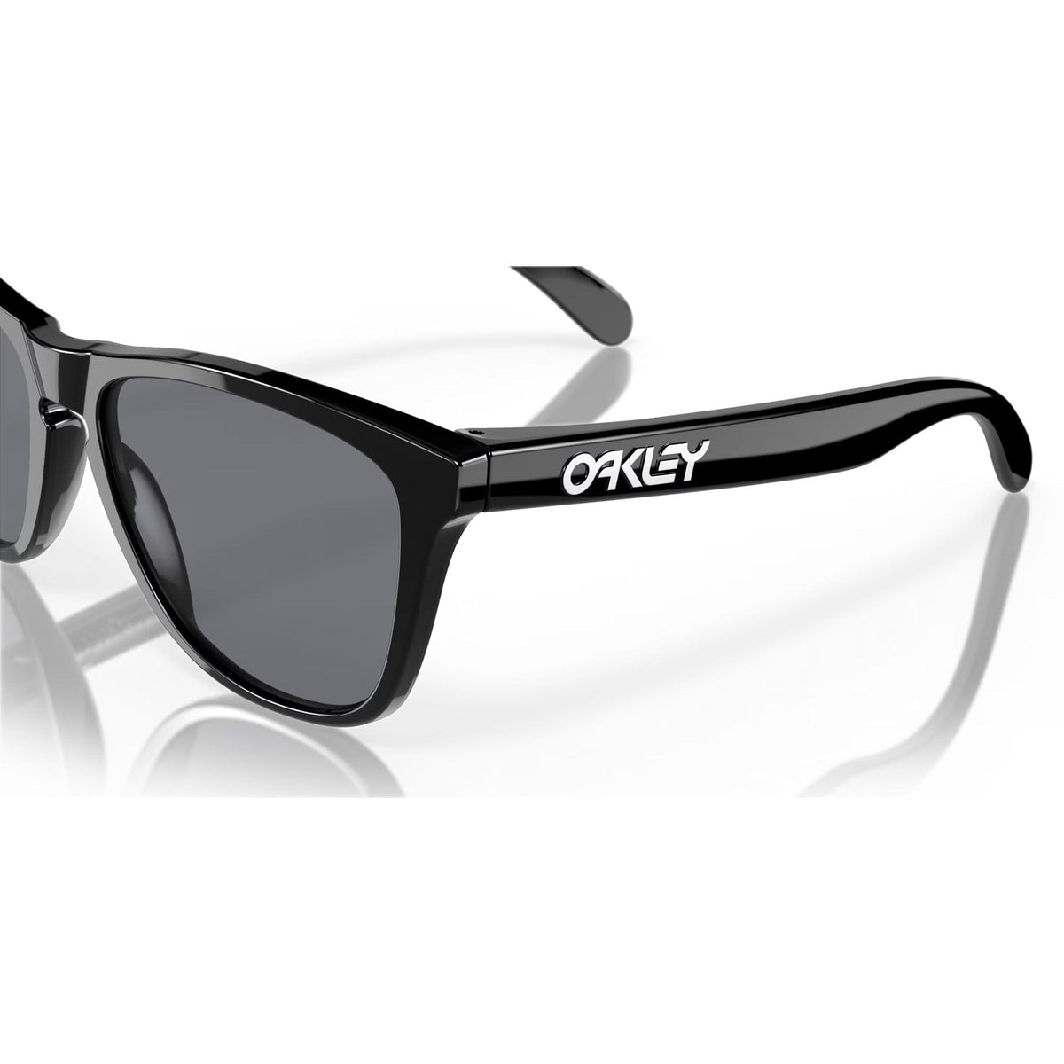 Oakley Frogskins Sunglasses Black w/ Grey Lens Sunglasses Oakley 
