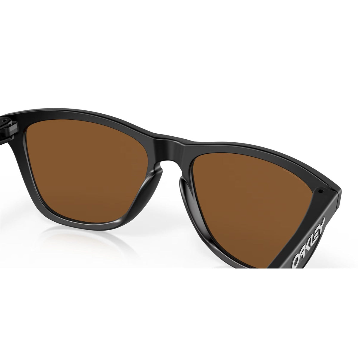 Oakley Frogskins Sunglasses Matte Black w/ Prizm Violet Lens Sunglasses Oakley 