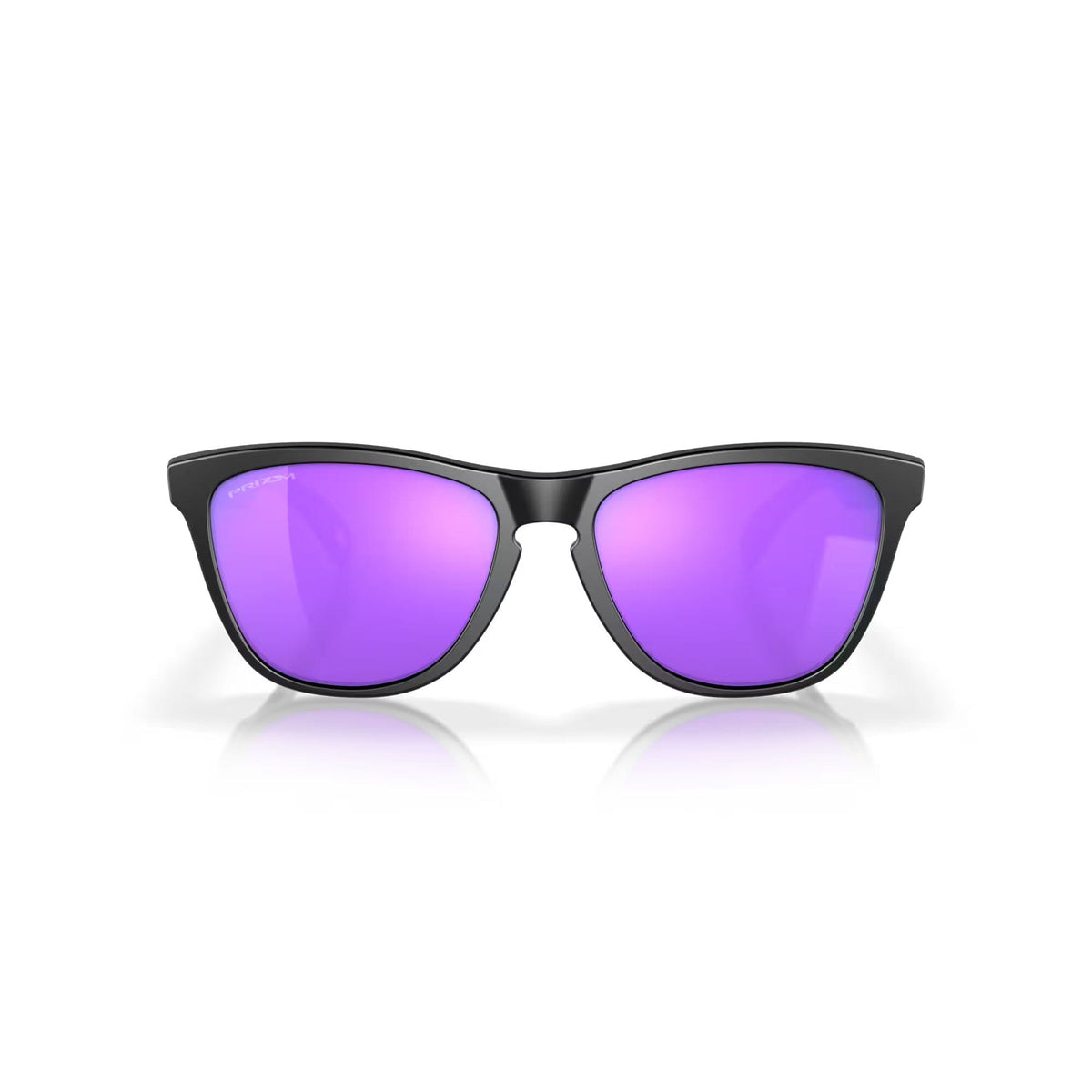 Oakley Frogskins Sunglasses Matte Black w/ Prizm Violet Lens Sunglasses Oakley 