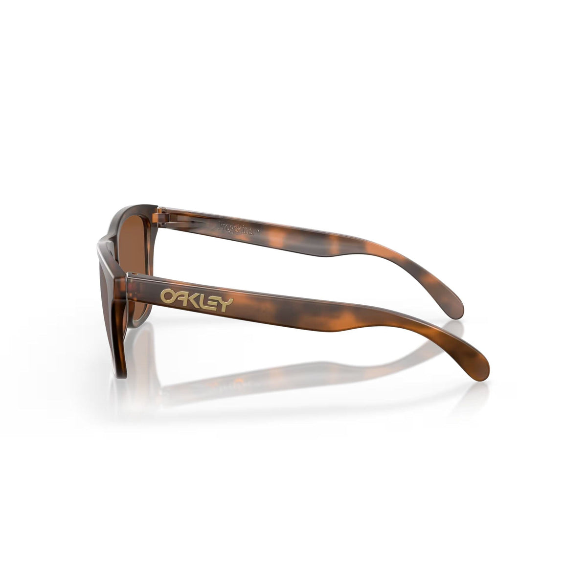 Oakley Frogskins Sunglasses Matte Brown Tortoise w/ Prizm Tungsten Lens Sunglasses Oakley 