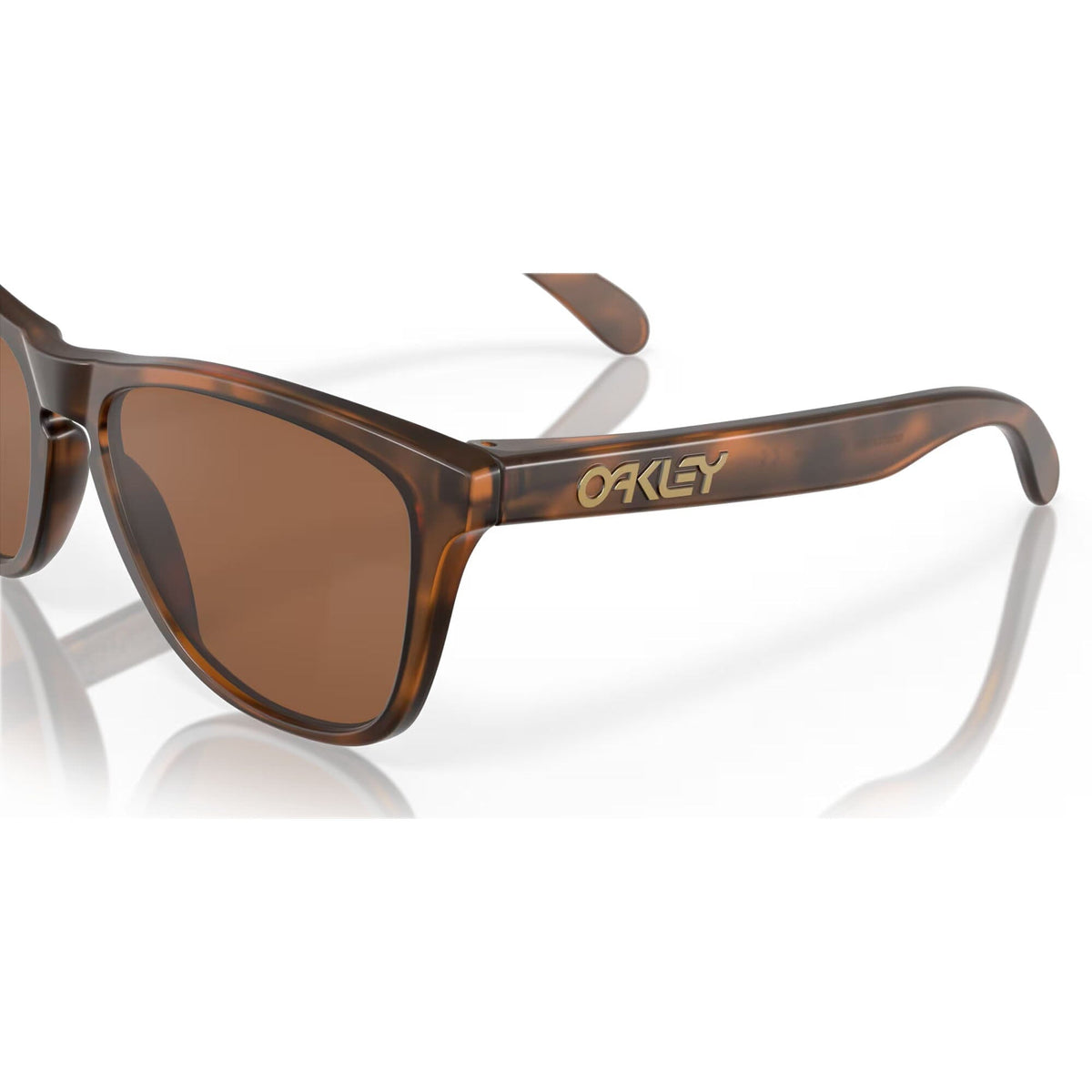 Oakley Frogskins Sunglasses Matte Brown Tortoise w/ Prizm Tungsten Lens Sunglasses Oakley 