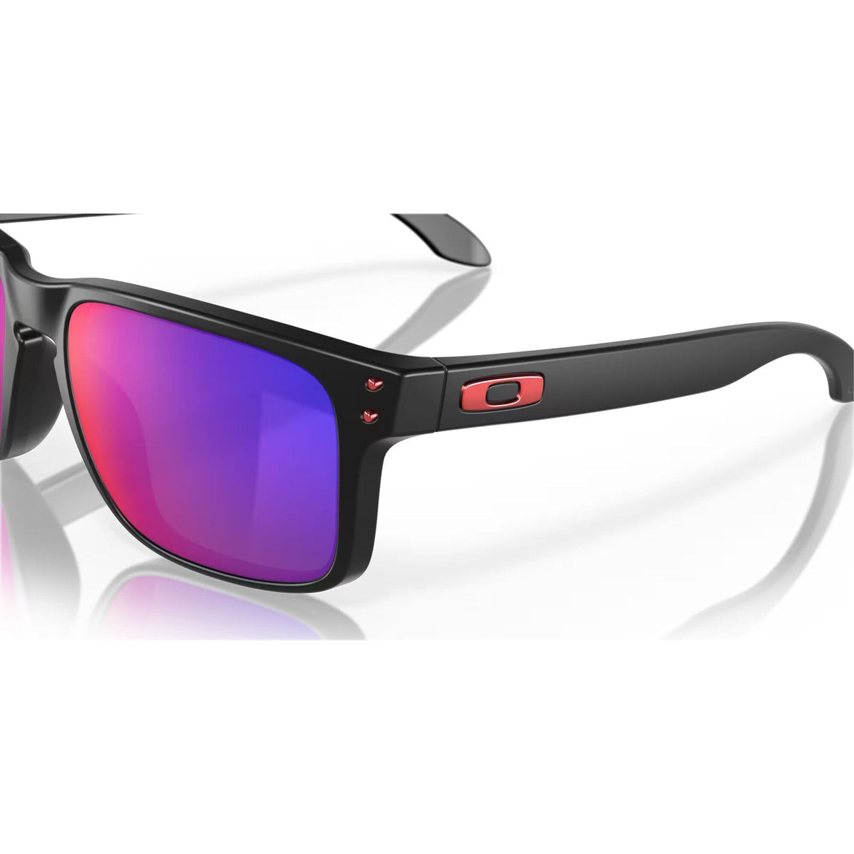 Oakley Holbrook Sunglasses Matte Black w/ Positive Red Iridium Lens Sunglasses Oakley 