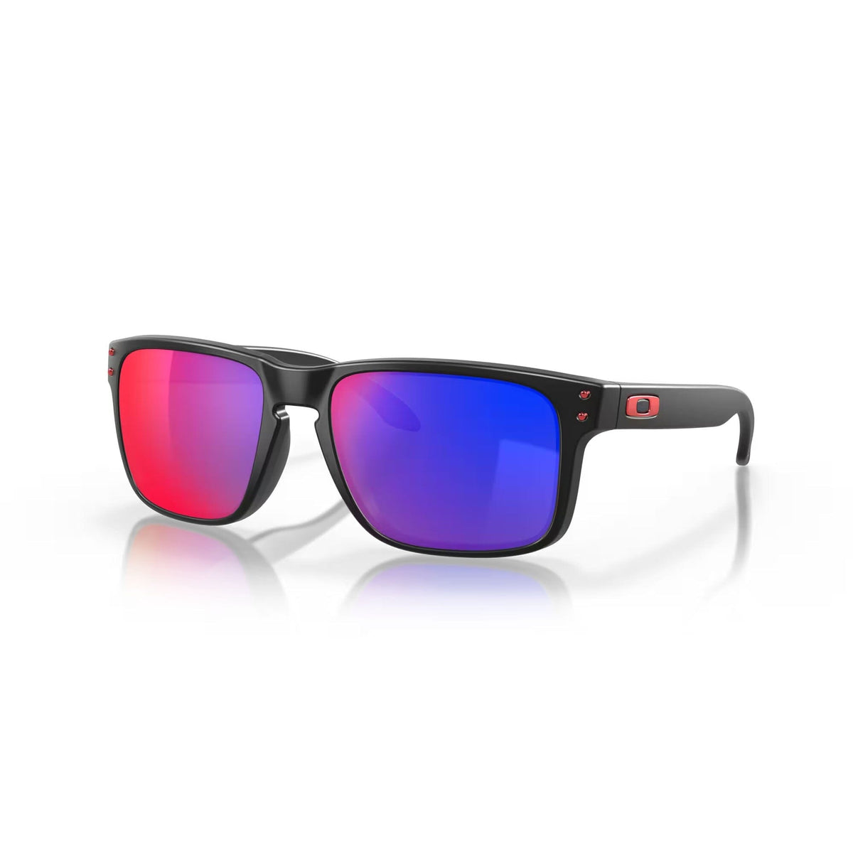 Oakley Holbrook Sunglasses Matte Black w/ Positive Red Iridium Lens Sunglasses Oakley 