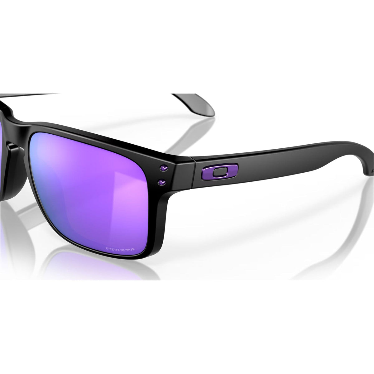 Oakley Holbrook Sunglasses Matte Black w/ Prizm Violet Lens Sunglasses Oakley 