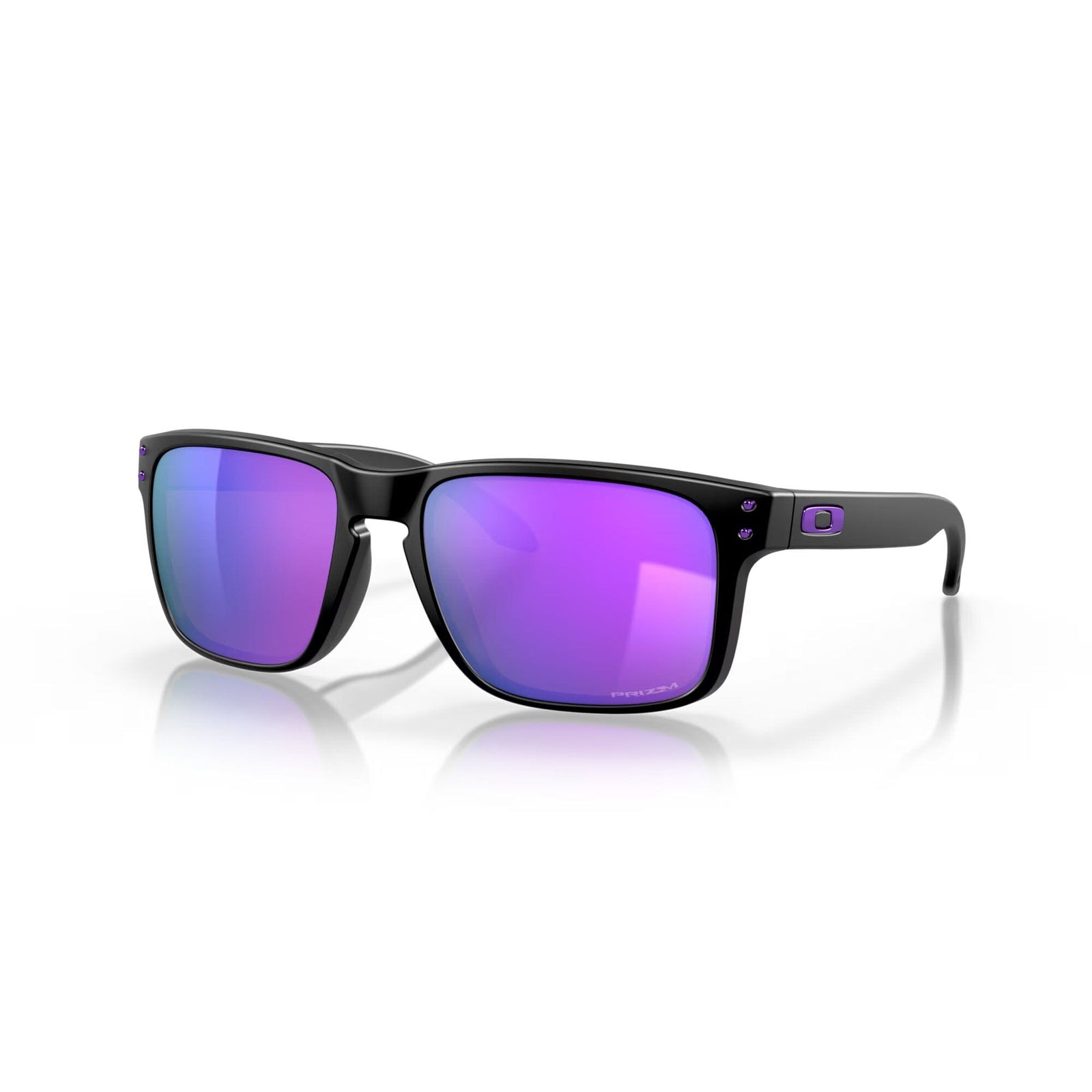 Oakley Holbrook Sunglasses Matte Black w/ Prizm Violet Lens Sunglasses Oakley 