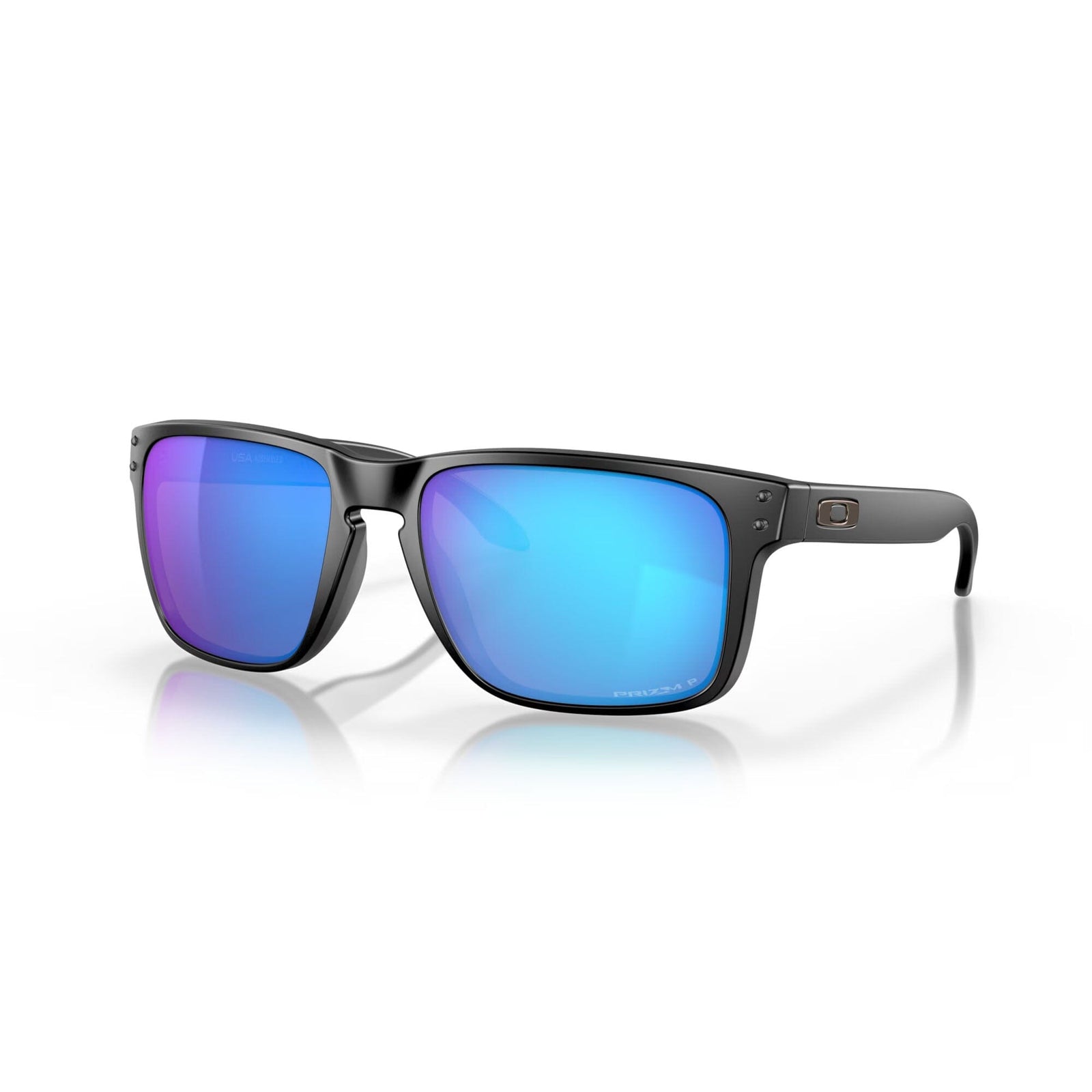 Oakley Holbrook XL Sunglasses Matte Black w/ Prizm Sapphire Polarized Lens Sunglasses Oakley 