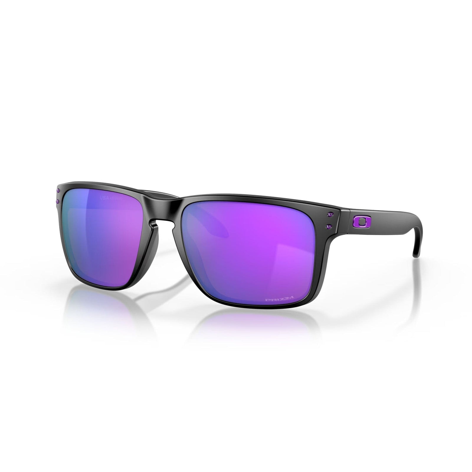 Oakley Holbrook XL Sunglasses Matte Black w/ Prizm Violet Lens Sunglasses Oakley 