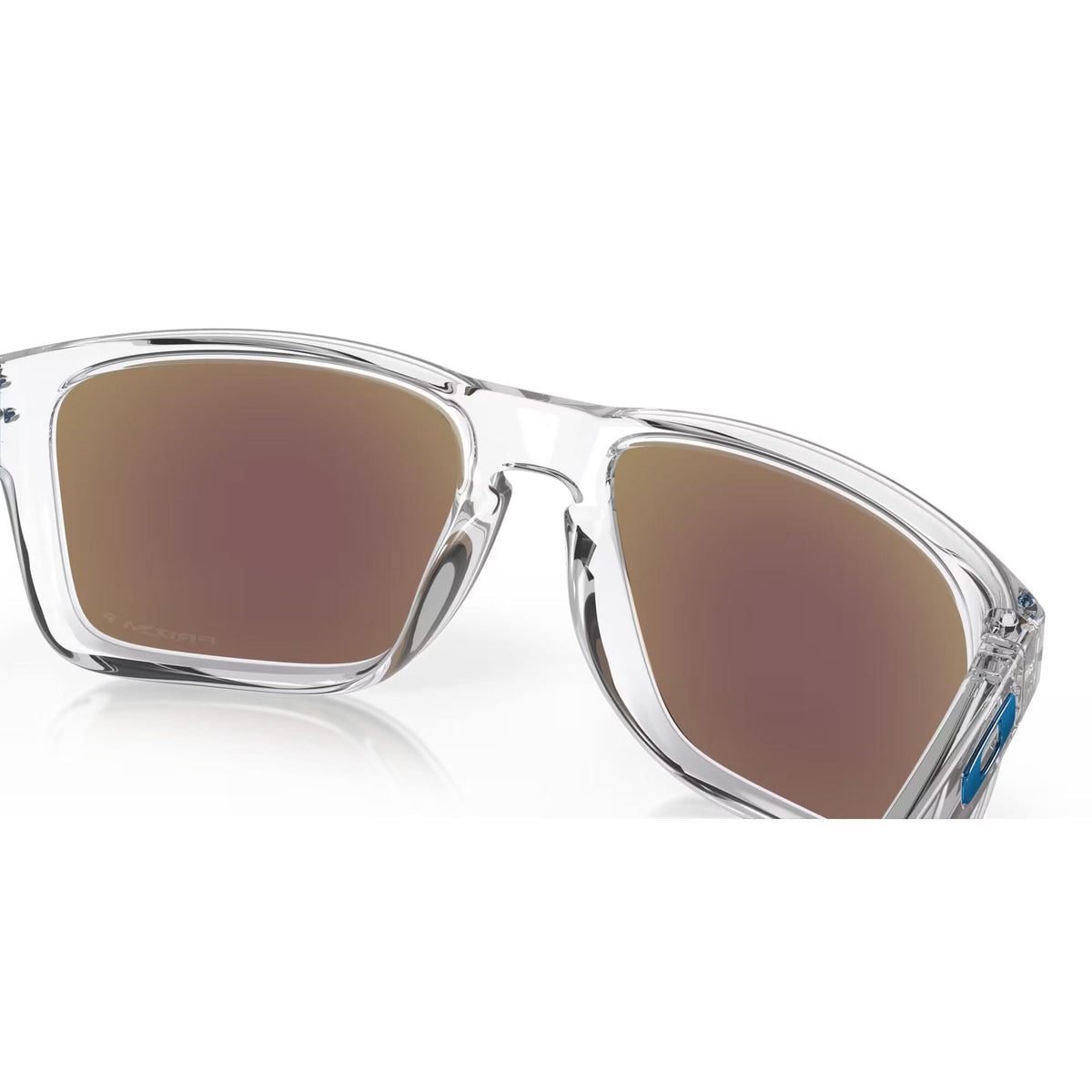 Oakley Holbrook XL Sunglasses Polished Clear w/ Prizm Sapphire Polarized Lens Sunglasses Oakley 