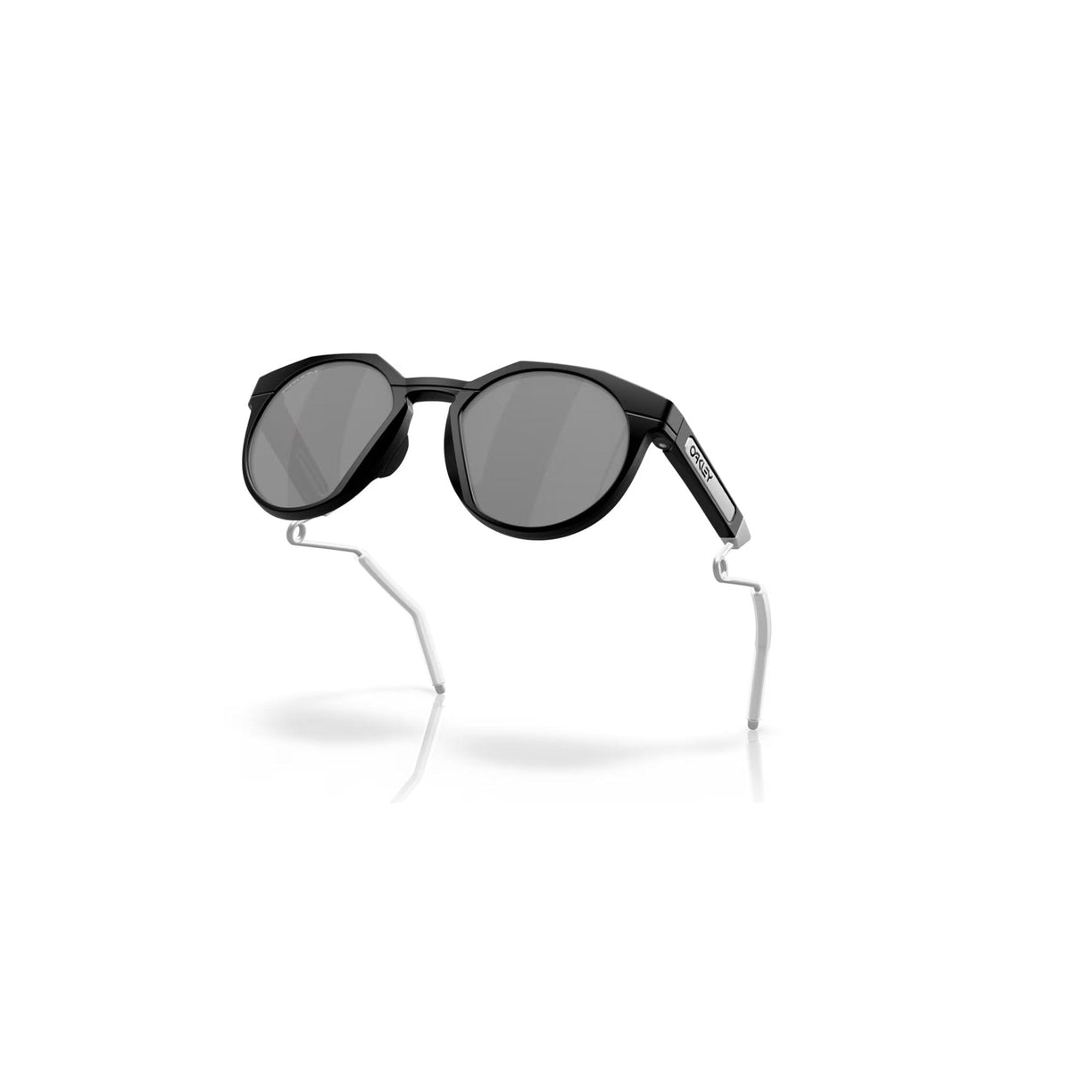 Oakley HSTN Metal Sunglasses Matte Black w/ Prizm Black Lens Sunglasses Oakley 