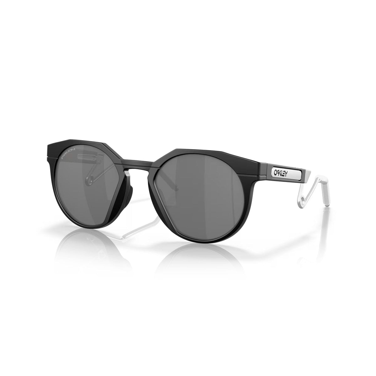 Oakley HSTN Metal Sunglasses Matte Black w/ Prizm Black Lens Sunglasses Oakley 