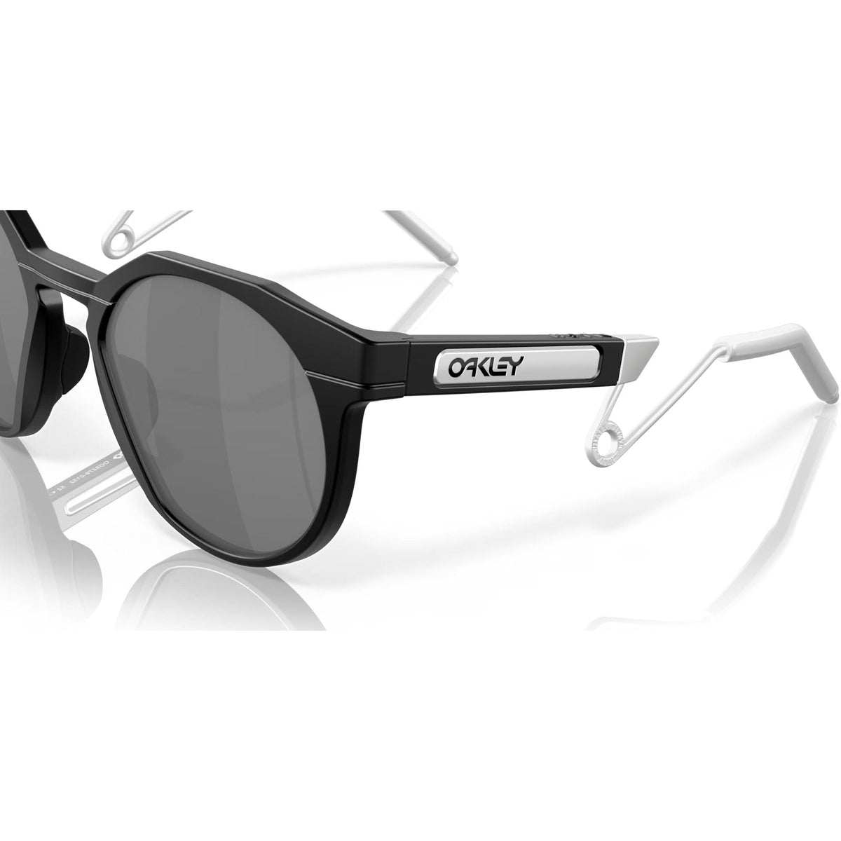 Oakley HSTN Metal Sunglasses Matte Black w/ Prizm Black Lens Sunglasses Oakley 