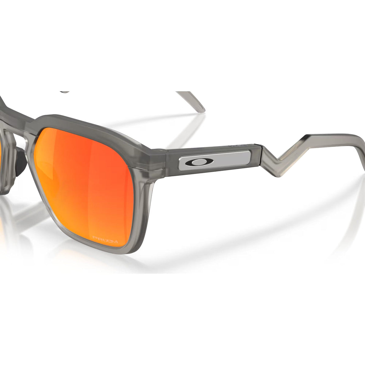 Oakley HSTN SQ Sunglasses Matte Grey Smoke w/ Prizm Ruby Lens Sunglasses Oakley 