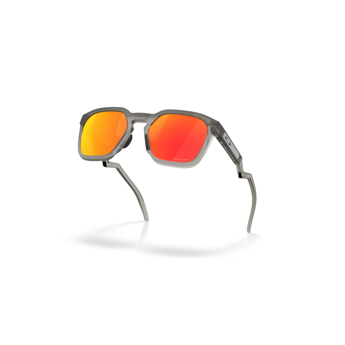 Oakley HSTN SQ Sunglasses Matte Grey Smoke w/ Prizm Ruby Lens Sunglasses Oakley 
