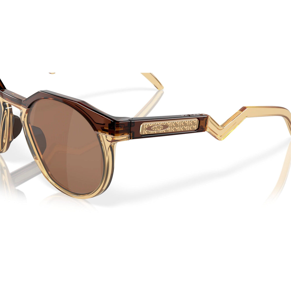 Oakley HSTN Sunglasses Dark Amber/Light Curry w/ Prizm Tungsten Lens Sunglasses Oakley 