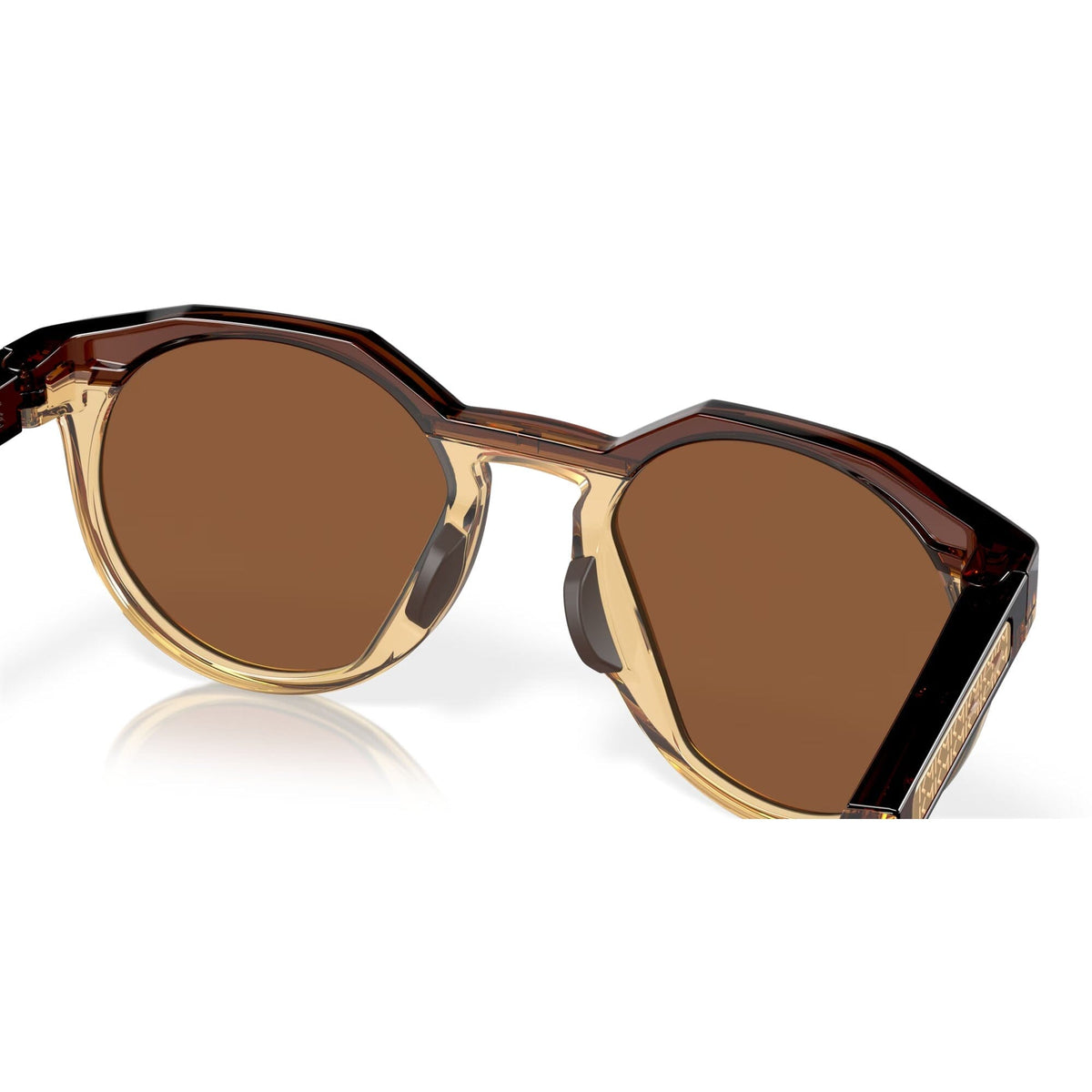 Oakley HSTN Sunglasses Dark Amber/Light Curry w/ Prizm Tungsten Lens Sunglasses Oakley 