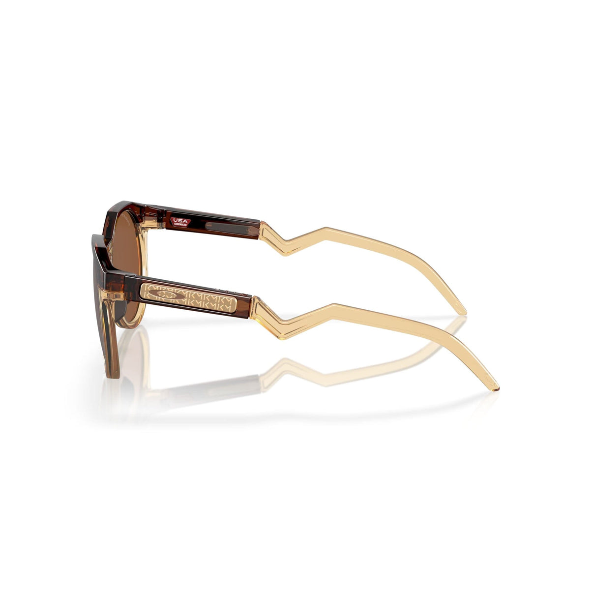 Oakley HSTN Sunglasses Dark Amber/Light Curry w/ Prizm Tungsten Lens Sunglasses Oakley 