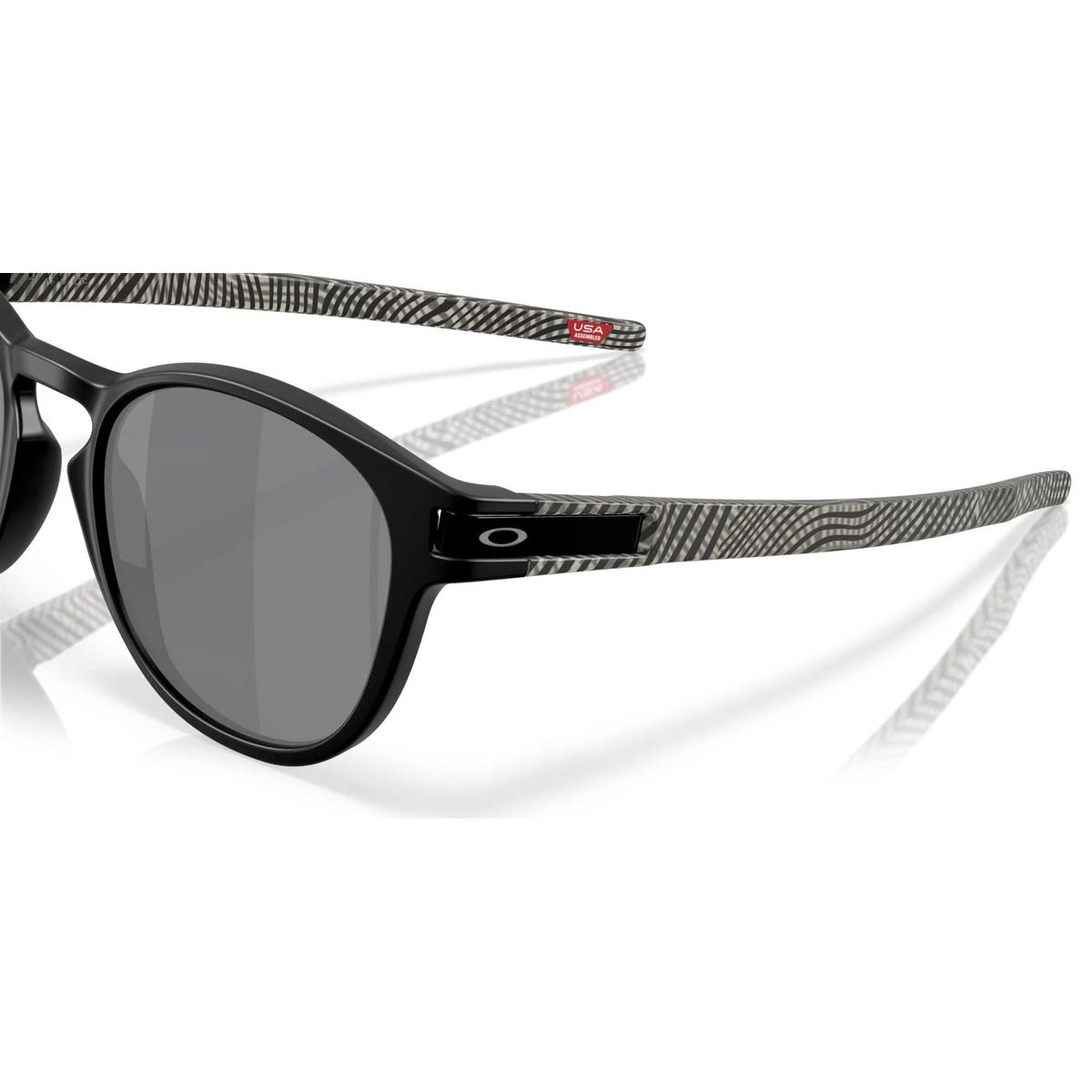 Oakley Latche Sunglasses Matte Black w/ Prizm Black Polarized Lens Sunglasses Oakley 