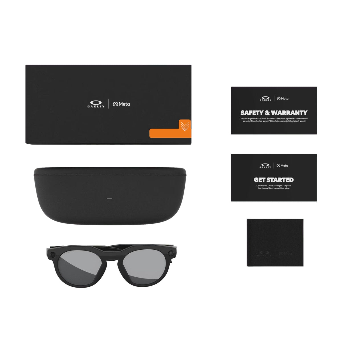 Oakley Meta HSTN AI Sunglasses Prizm Black Polarized Lens Sunglasses Oakley 