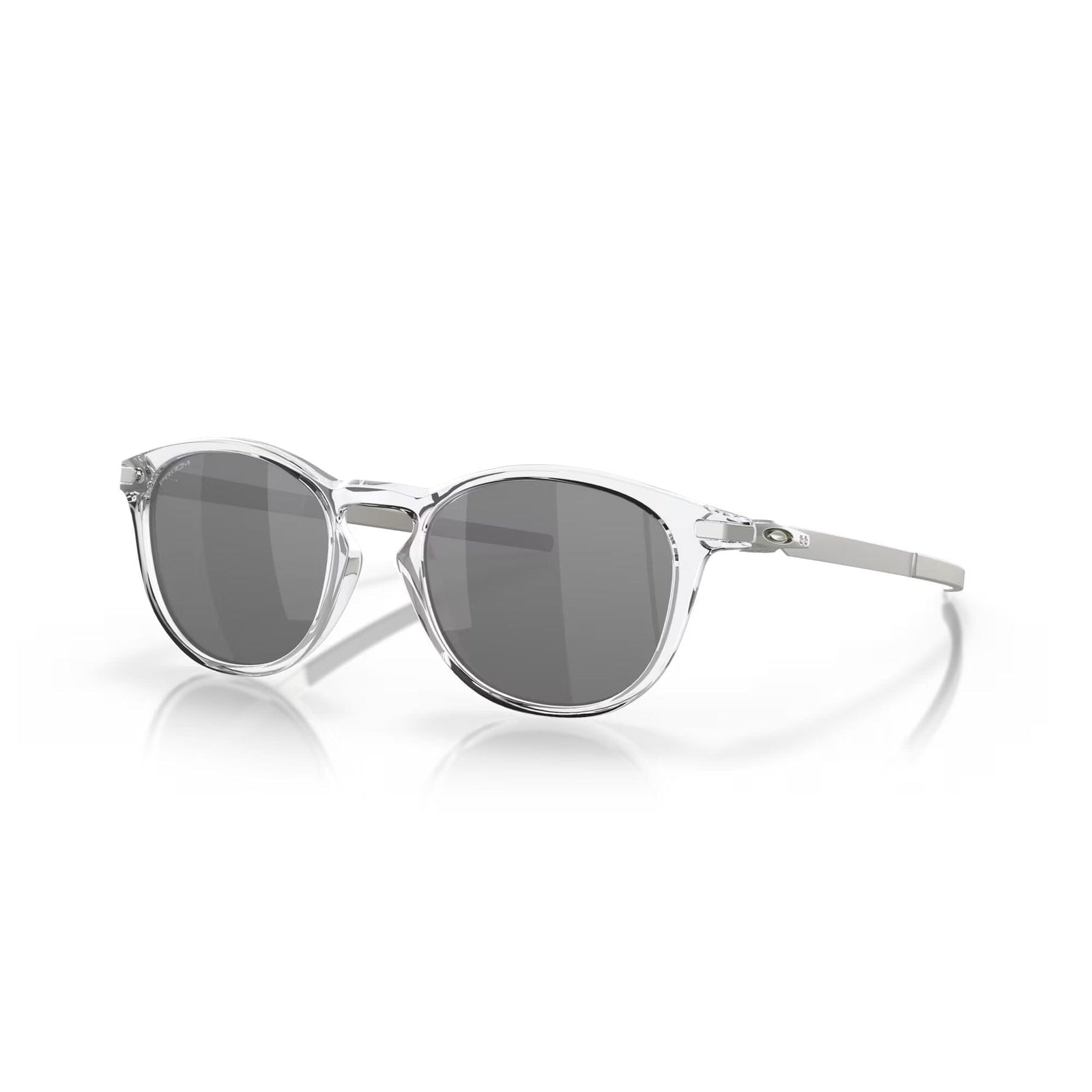 Oakley Pitchman R Sunglasses Polished Clear w/ Prizm Black Lens Sunglasses Oakley 