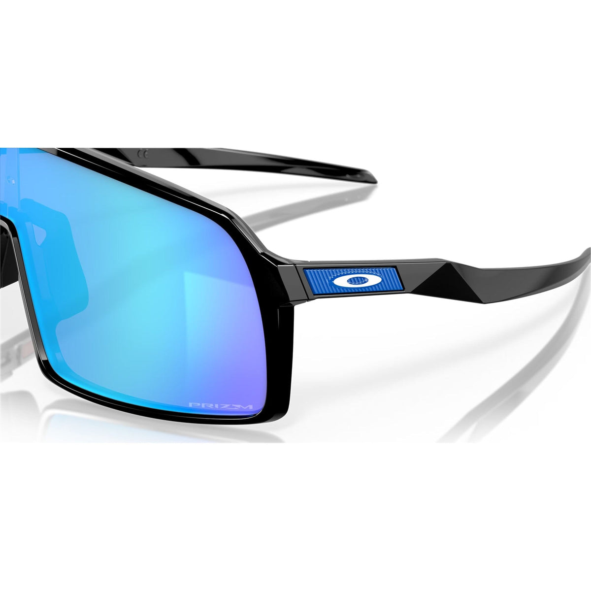 Oakley Sutro Sunglasses Polished Black w/ Prizm Sapphire Lens Sunglasses Oakley 