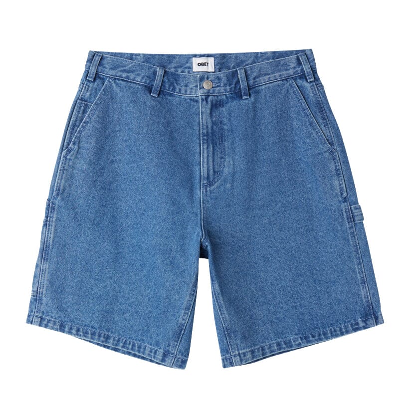 Obey Bigwig Baggy Denim Short Light Indigo Shorts Obey 