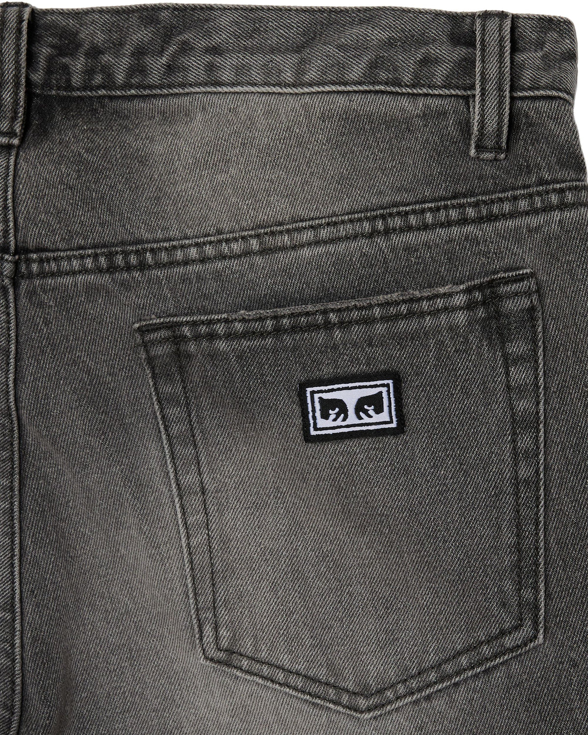 Obey Boxcar Straight Leg Denim Archive Grey pants Obey 