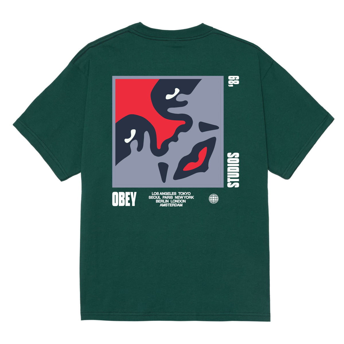 Obey Icon 89 Tee Rainforest Tees Obey 