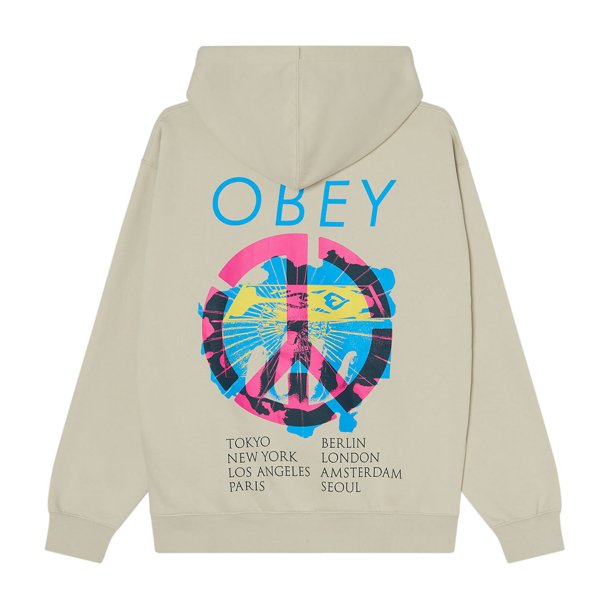 Obey Peace Brick Hoodie Moonstruck hoodies Obey 