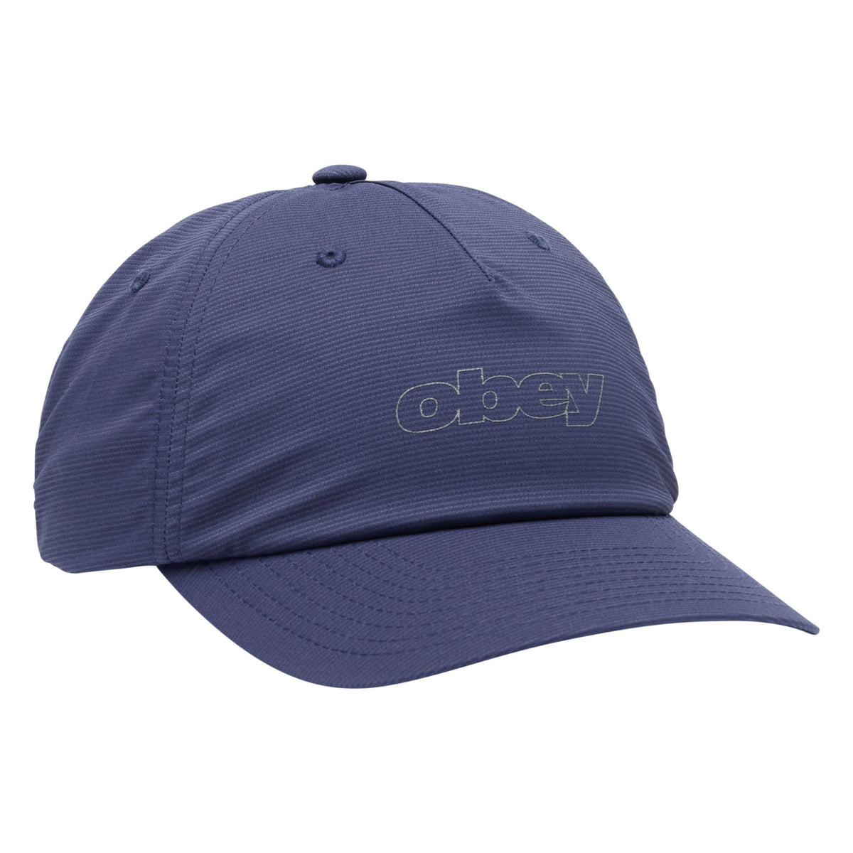 Obey Scramble 5 Panel Strapback Hat Navy Hats Obey 