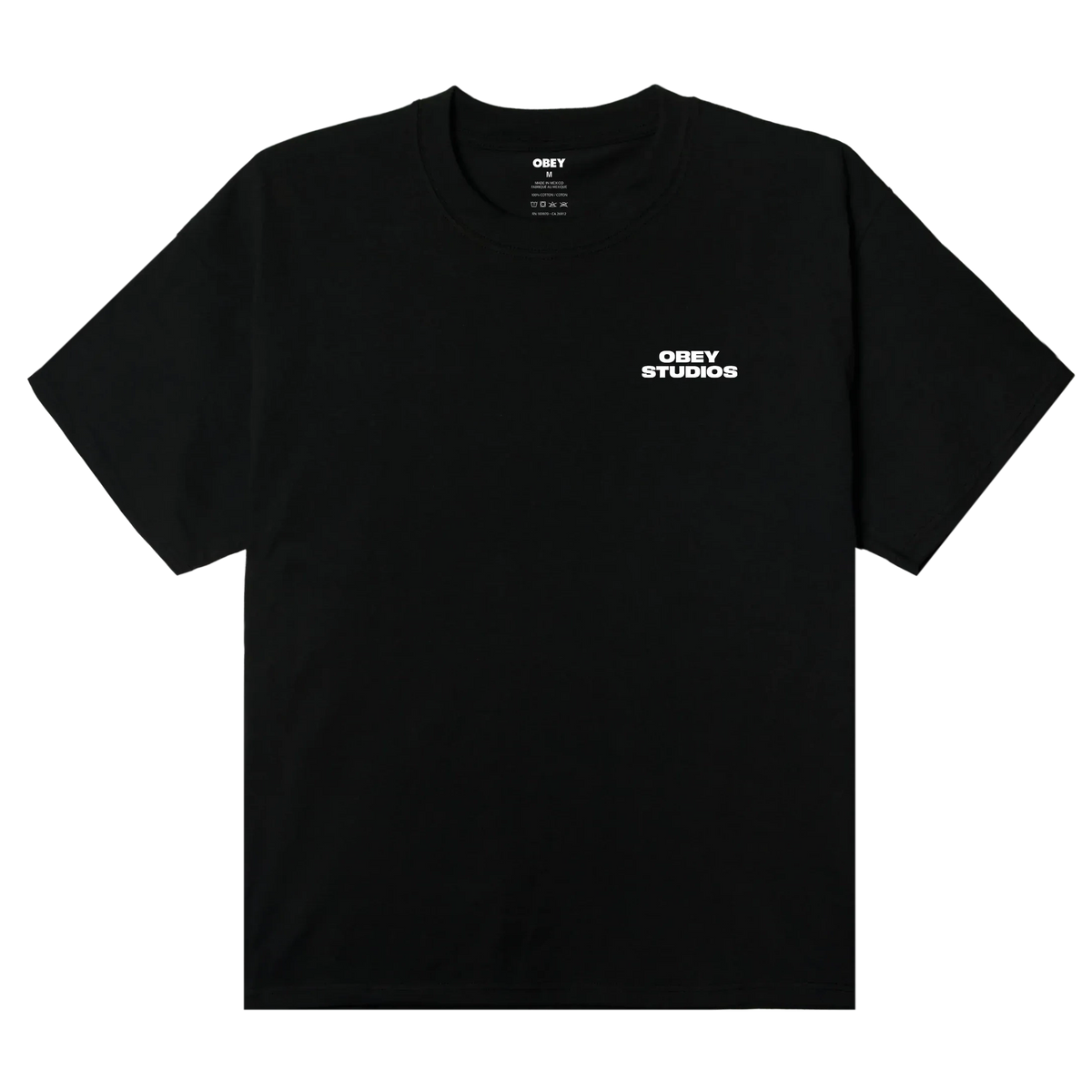 Obey Sky Face Tee Black Tees Obey 