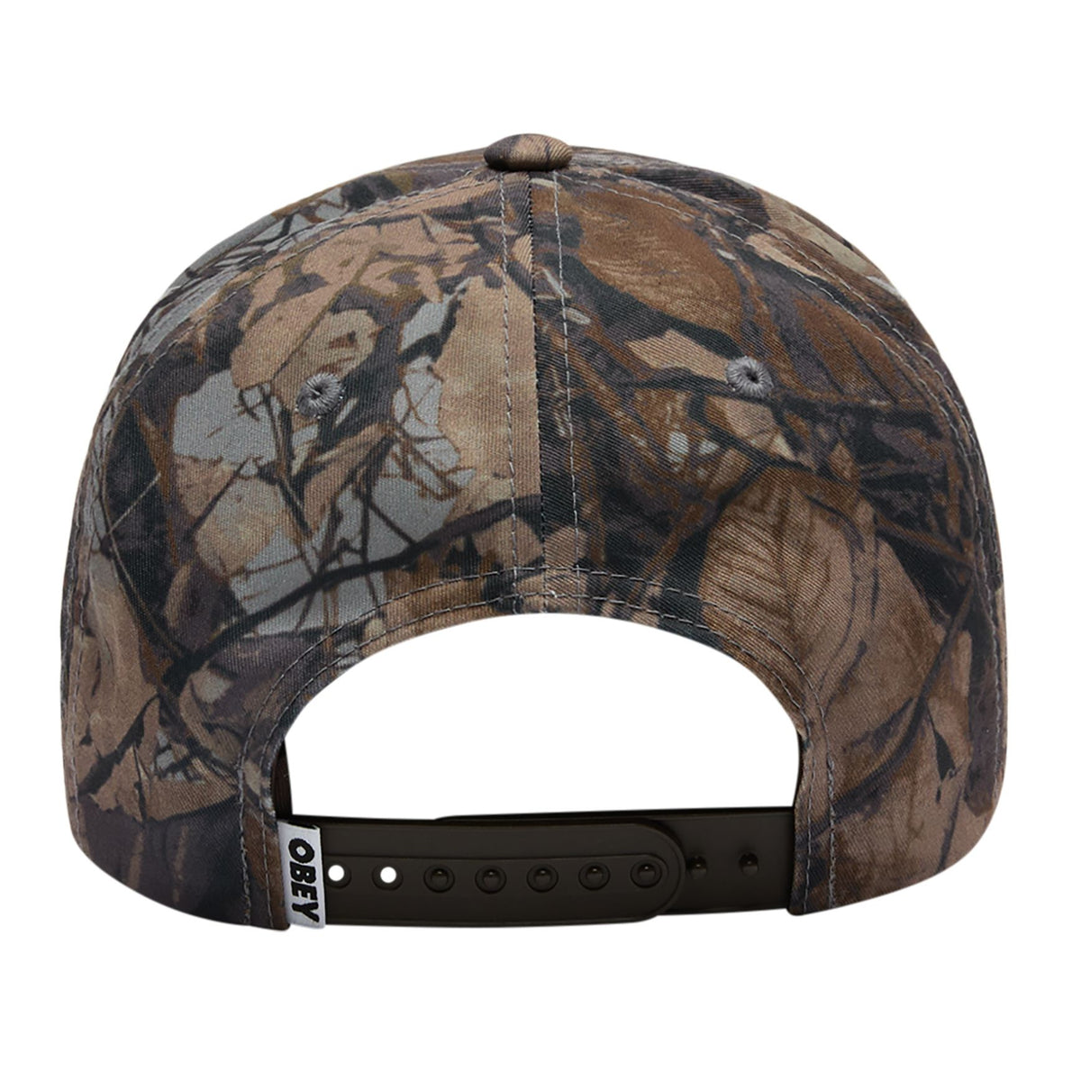 Obey Speed Squad 5 Panel Snapback Hat Fence Camo Hats Obey 