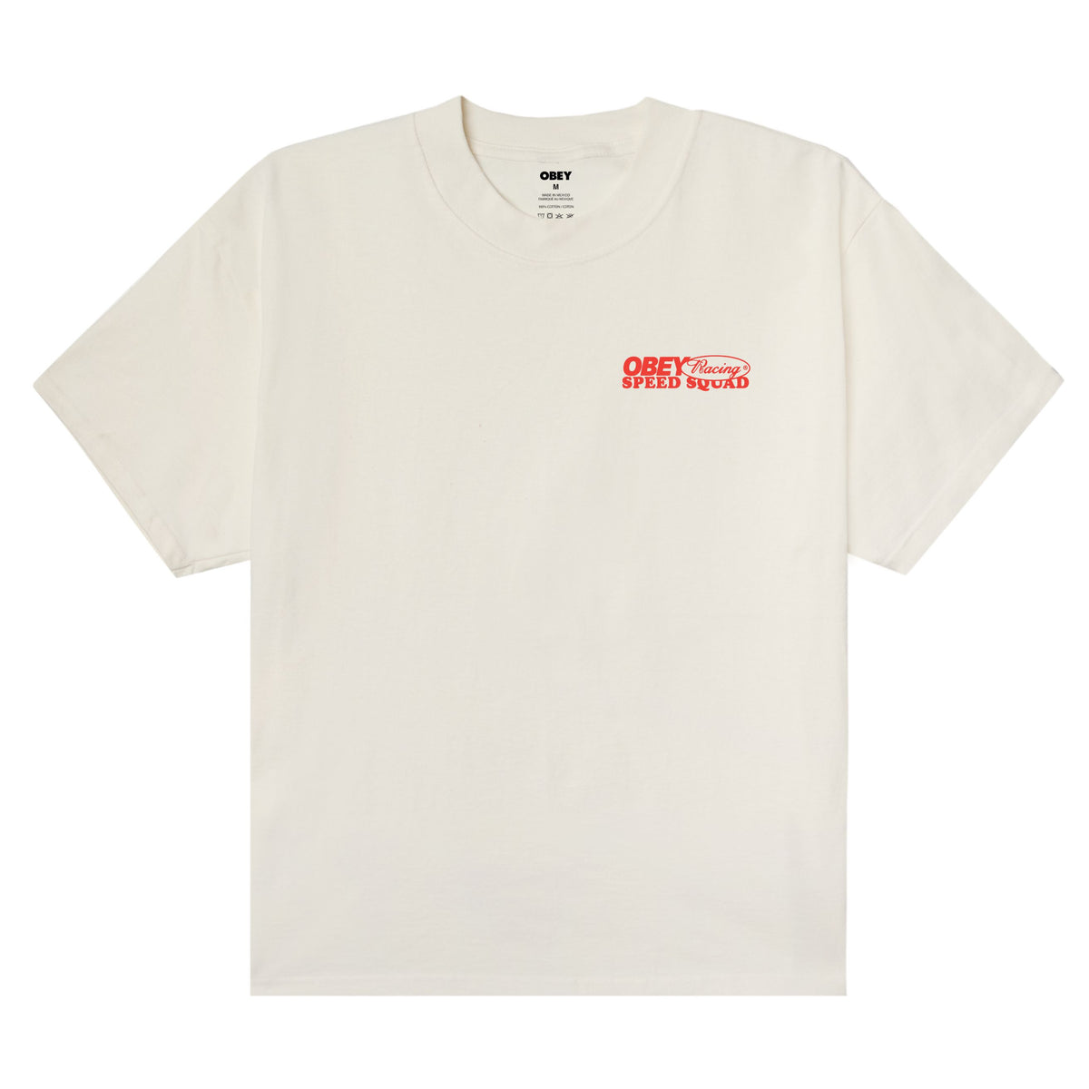 Obey Speed Squad Tee Vintage White Tees Obey 