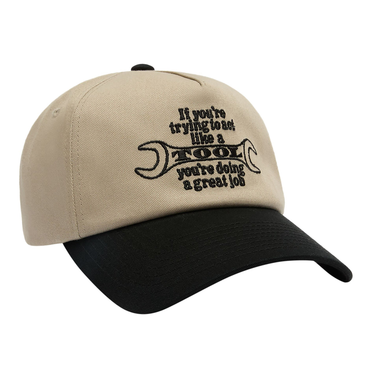 Obey Tool 5 Panel Snapback Hat Black/Multi Hats Obey 