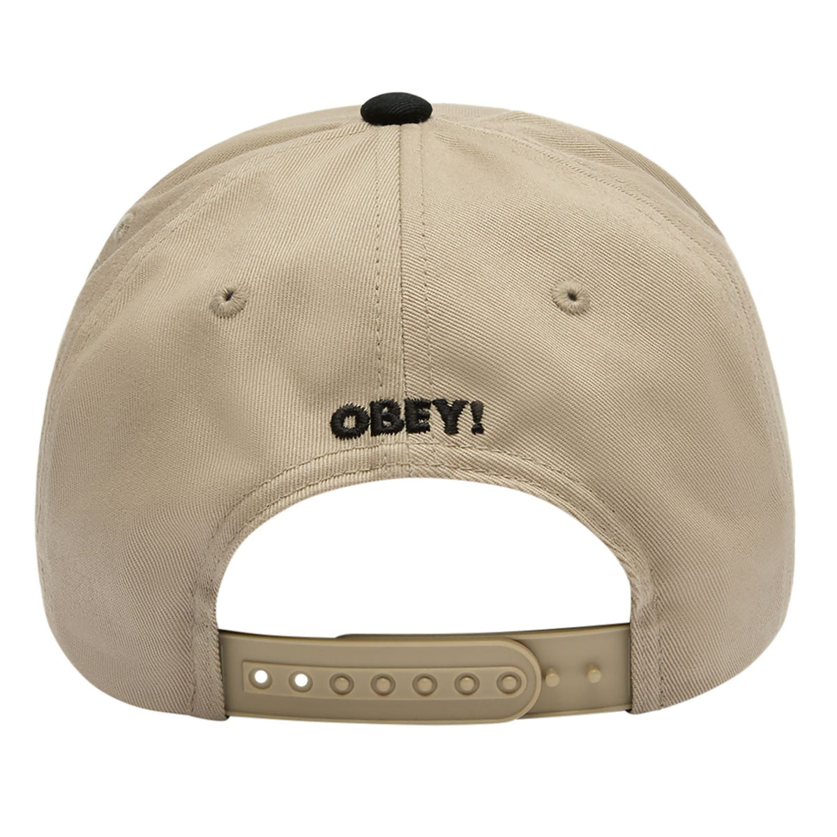 Obey Tool 5 Panel Snapback Hat Black/Multi Hats Obey 