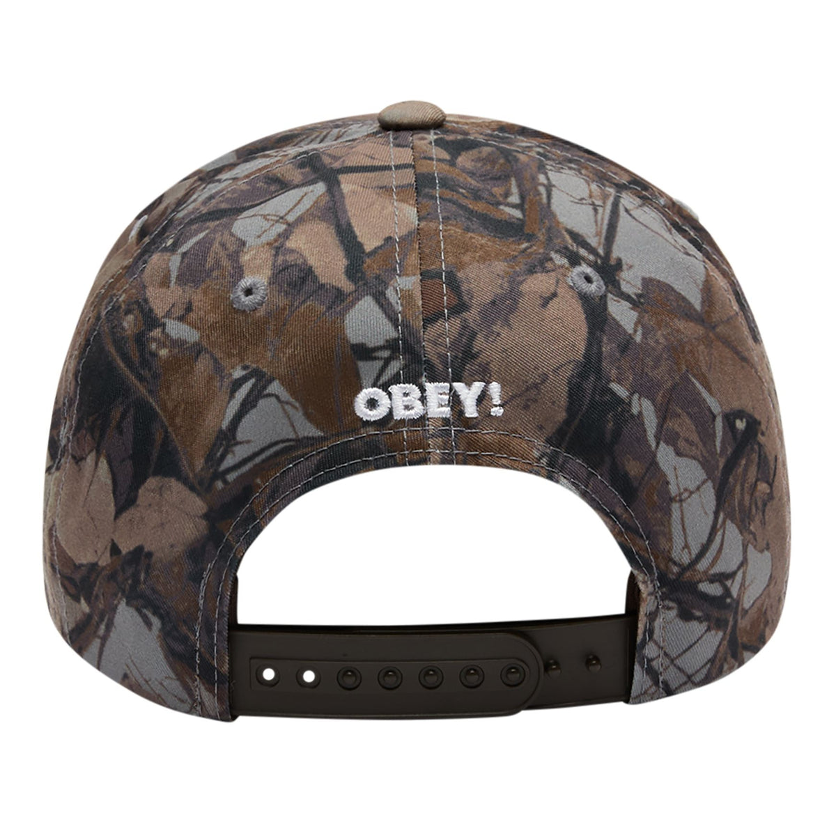 Obey Tool 5 Panel Snapback Hat Fence Camo Hats Obey 