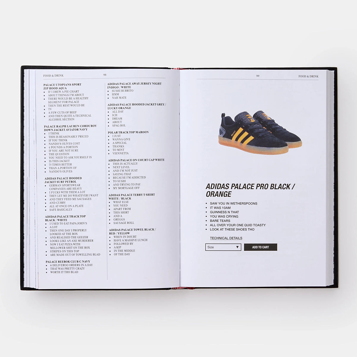 Palace: Product Descriptions accessories Books 